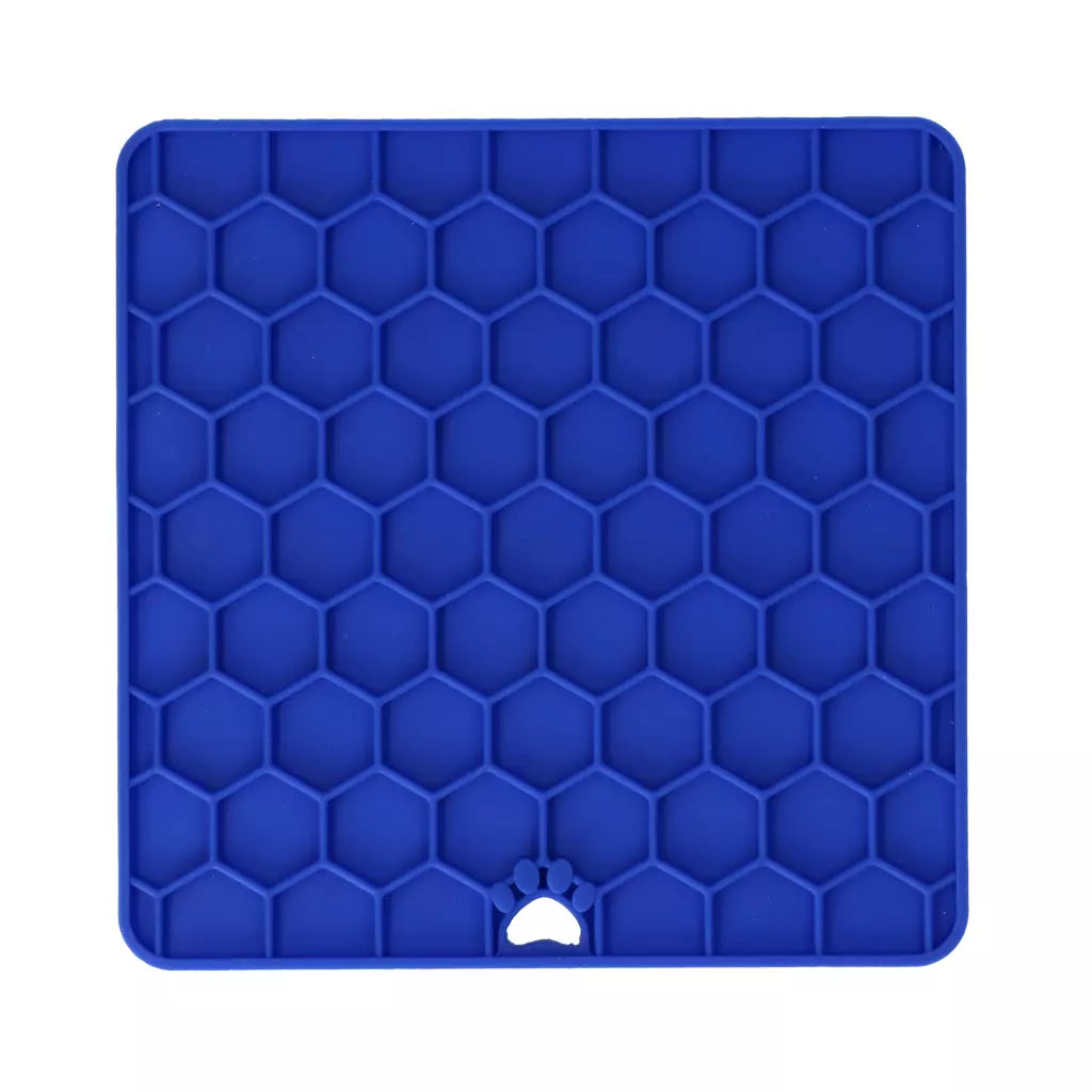 Eat Slow Live Longer - Tapete de Lamber Honeycomb para Cão e Gato