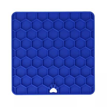 Eat Slow Live Longer - Tapete de Lamber Honeycomb para Cão e Gato