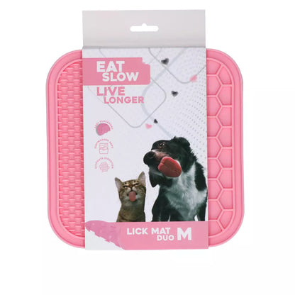 Eat Slow Live Longer - Tapete Lick Mat Duo para Cães e Gatos