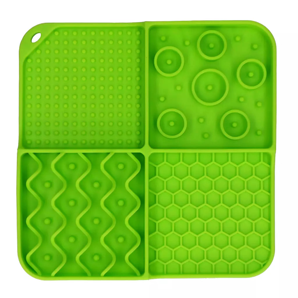 Eat Slow Live Longer - Tapete de Lamber Rectangle para Cão e Gato