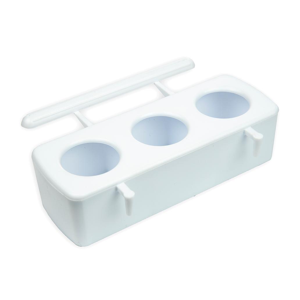 Comedouro de 3 Buracos para Aves