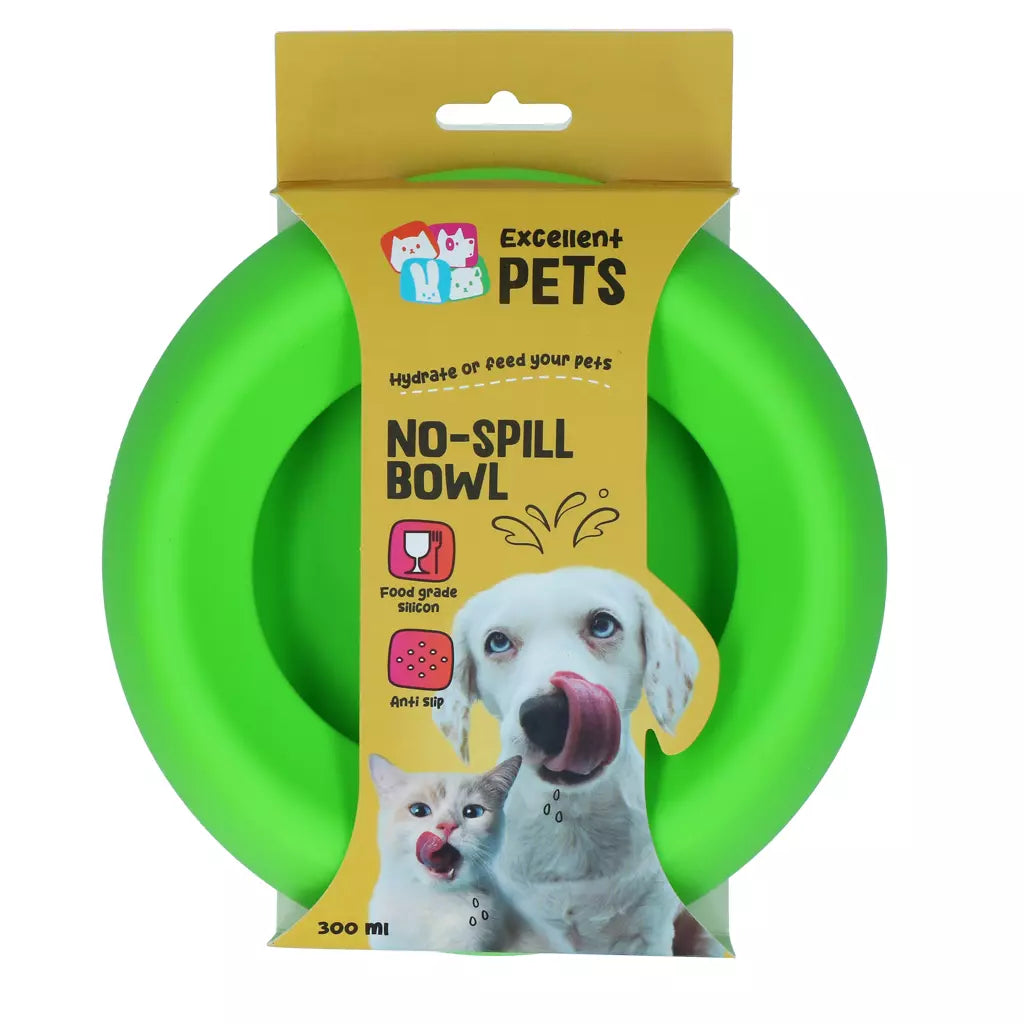 Excellent Pets - Taça Anti-Derrame No-Spill Bowl para Cães e Gatos