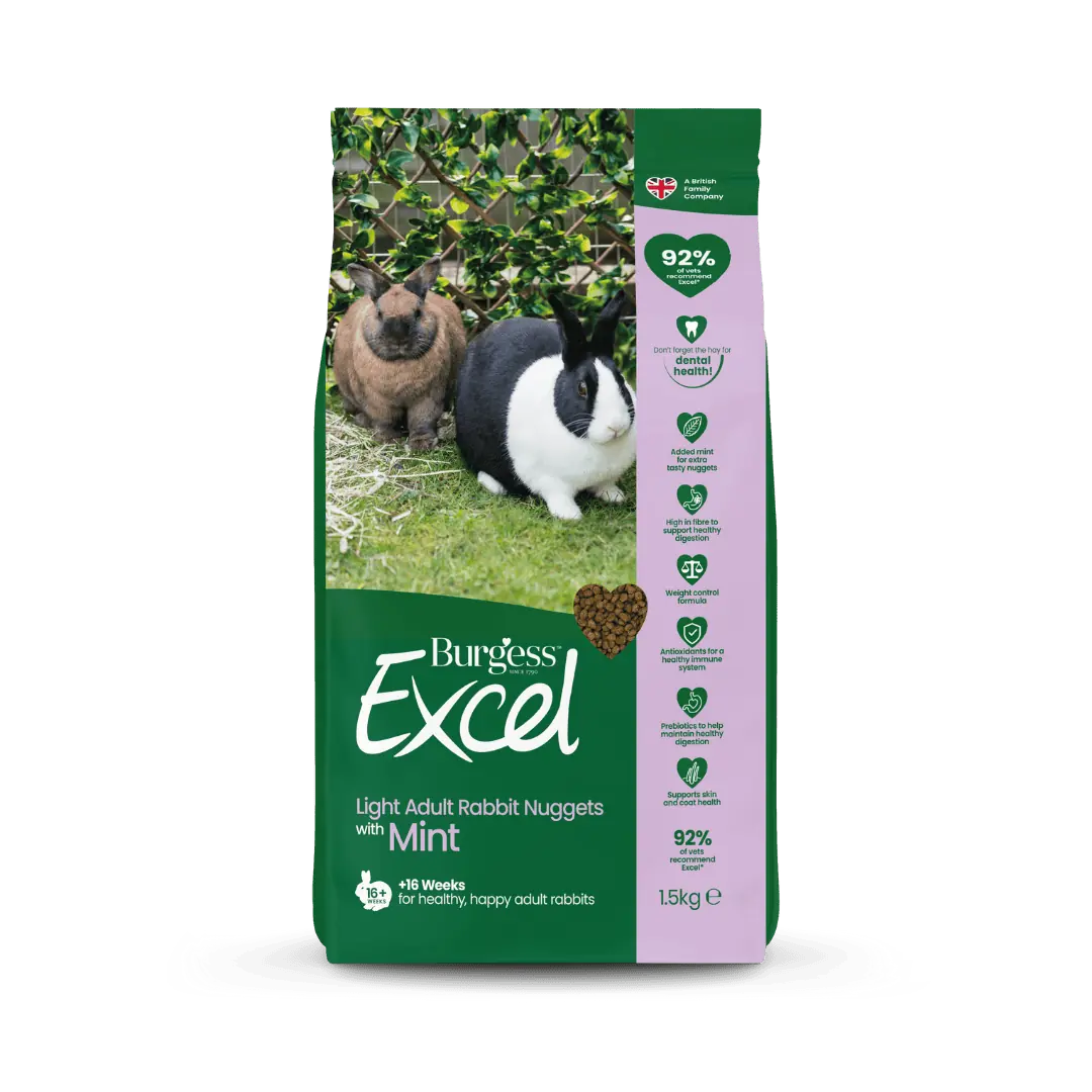 Burgess Excel Light - Coelhos Adultos com Menta