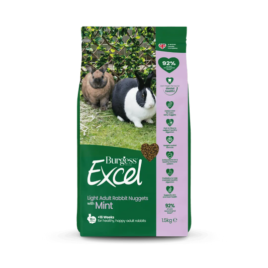 Burgess Excel Light - Coelhos Adultos com Menta