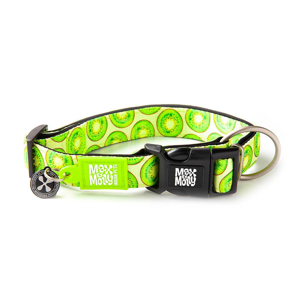 Max & Molly - Coleira Kiwi com ID Tag