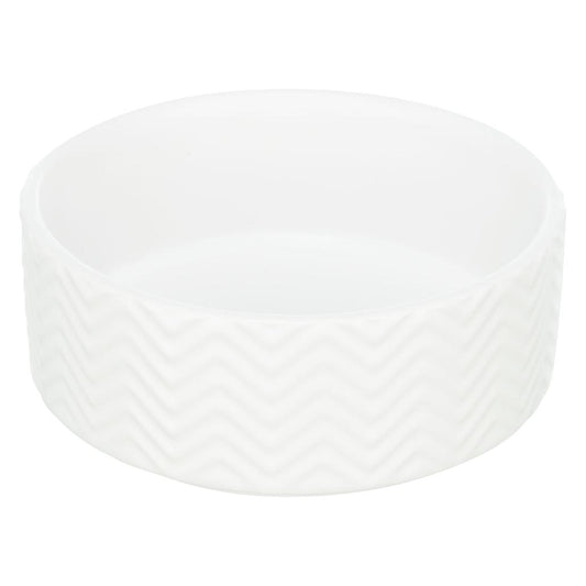 Trixie - Taça Cerâmica Branco Mate