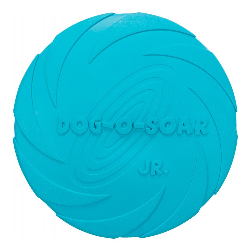 Disco Flutuante de Borracha Natural - Frisbee Seguro para Cães