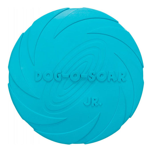 Disco Flutuante de Borracha Natural - Frisbee Seguro para Cães