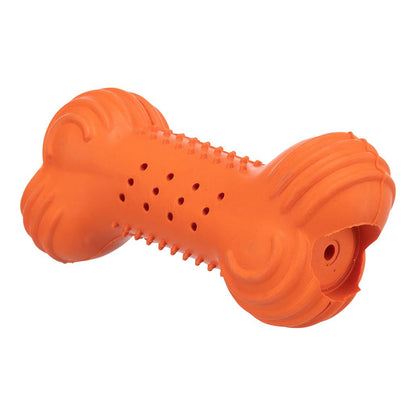 Trixie - Osso de Borracha Natural com Som Metálico