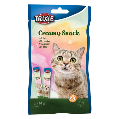 Trixie - Creamy Snacks com Frango para Gatos