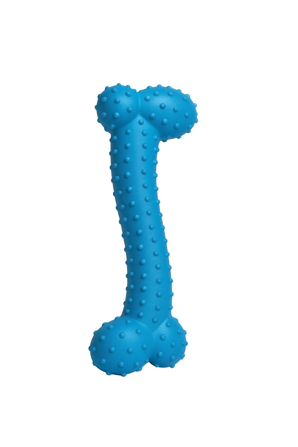 Brinquedo Mordedor de Borracha em Forma de Osso