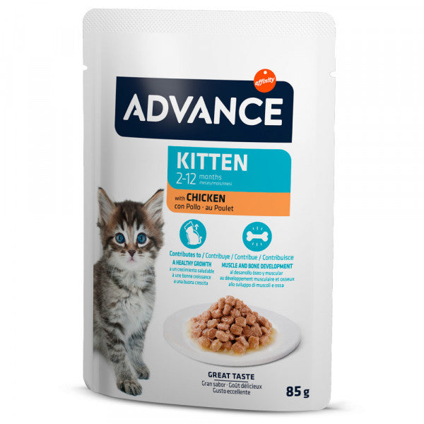 Advance Kitten - Alimento Húmido para Gatinhos - Frango