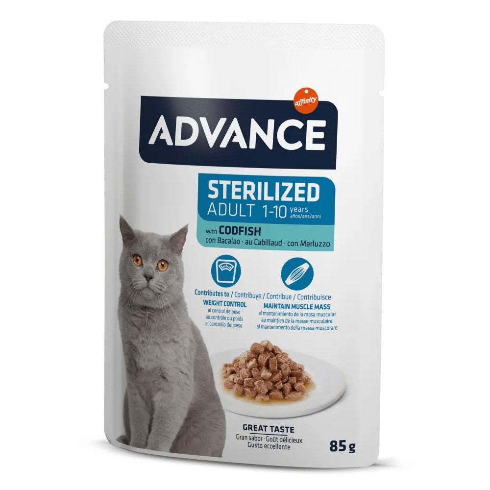 Advance Sterilized Adulto - Alimento húmido Bacalhau