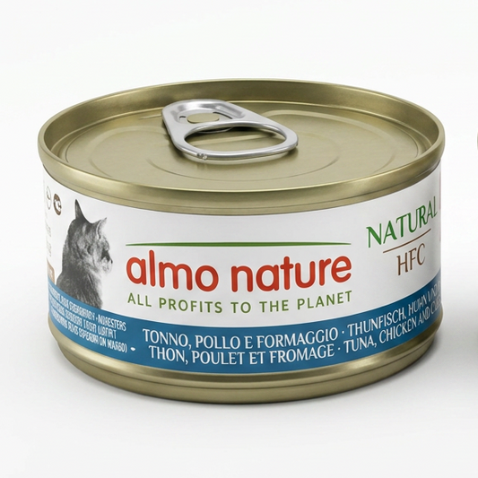 Almo Nature - HFC Cat Cuisine de Atum, Frango e Queijo