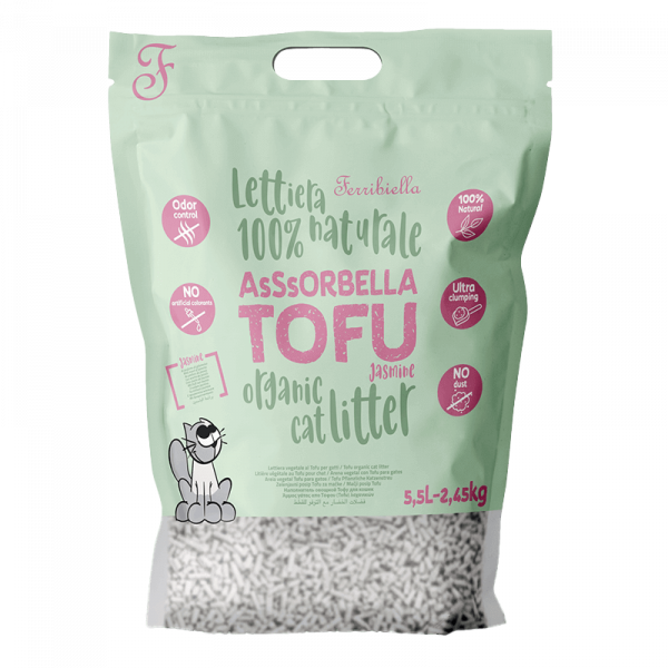 Ferribiella - Areia Ecológica Natural de Tofu com Cheiro a Jasmim