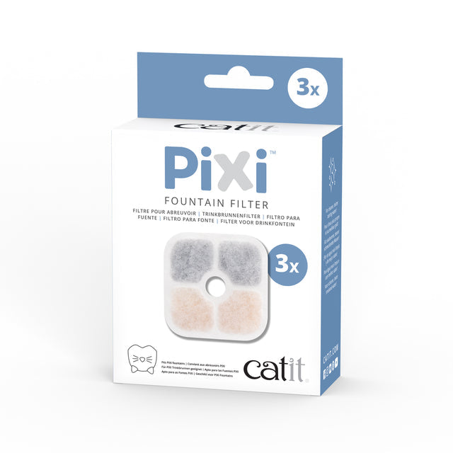 Catit PIXI - Filtro de Tripla Ação para Fonte de Gatos