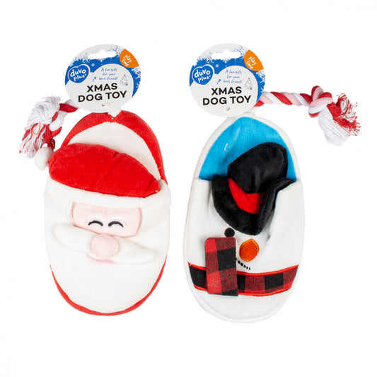 DuvoPLus - Chinelo Boneco de Neve para Cães