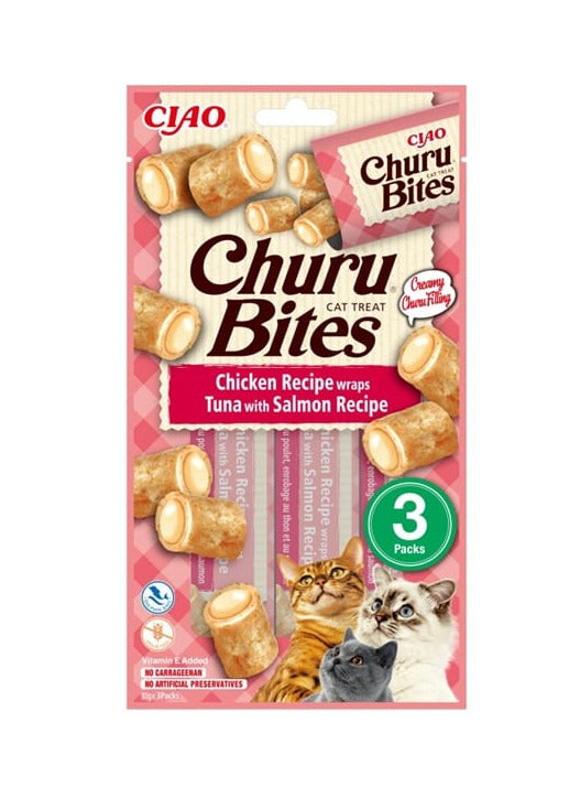 Churu - Cat Bites Atum e Salmão