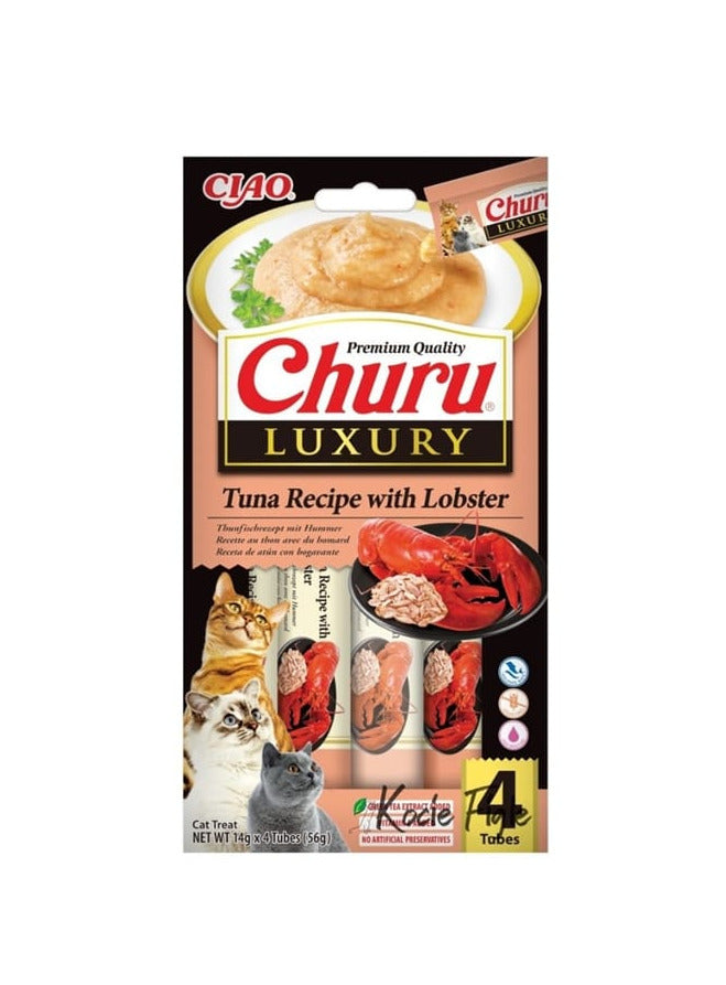 Churu - Cat Luxury Receita de Atum com Lagosta