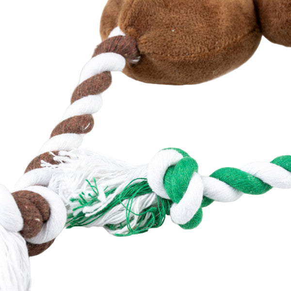 DuvoPlus - Boneco de Natal em Peluche e Corda