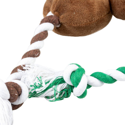 DuvoPlus - Boneco de Natal em Peluche e Corda
