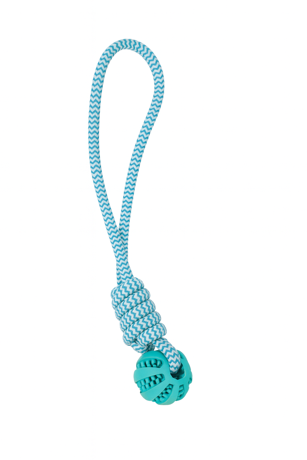 Brinquedo de Corda com Bola em Borracha