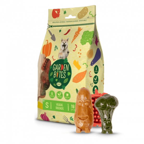 Garden Bites Veggie Friends - Snacks de Vegetais para Cães
