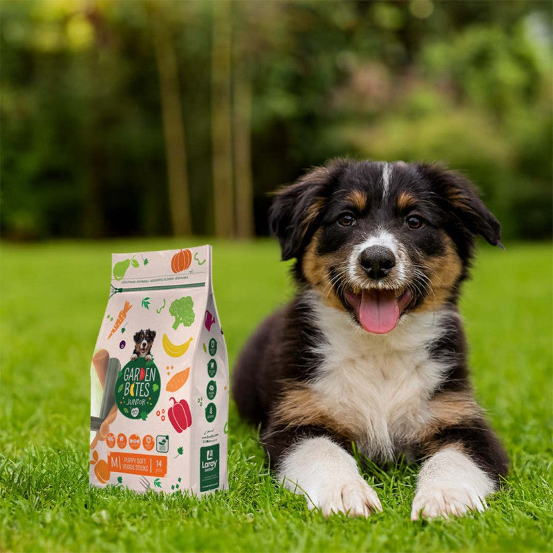 Garden Bites Veggie Sticks - Snacks de Vegetais para Cão Puppy