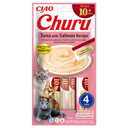 Churu - Purés para Gato – Senior Atum com Salmão