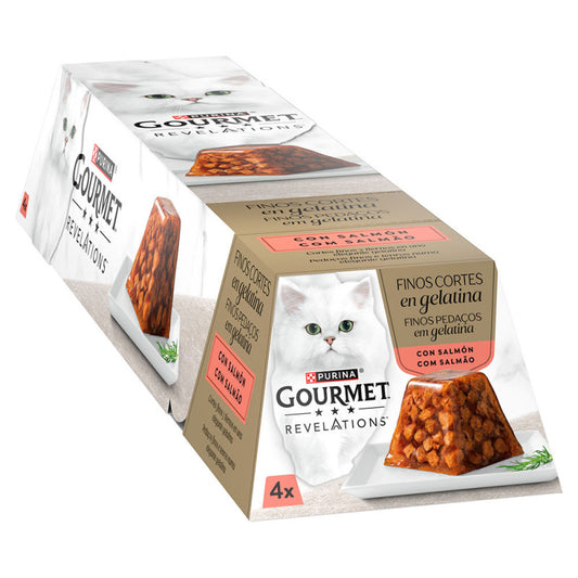 Gourmet Revelations Finos Pedaços em Gelatina para Gato - Salmão