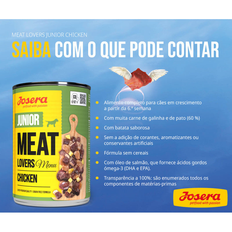 Josera Meat Lovers Puppy - Frango e Pato