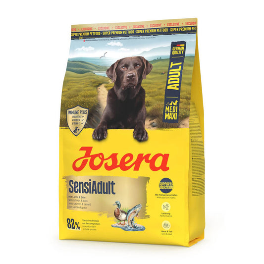 Josera Medi Maxi SensiAdult - Ração Seca para Cão Médio/Grande com Sensibilidades de Pato e Salmão