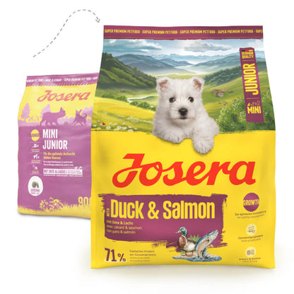 Josera Mini Junior - Pato e Salmão
