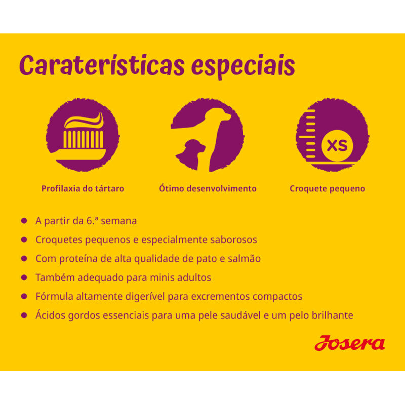 Josera Mini Junior - Pato e Salmão