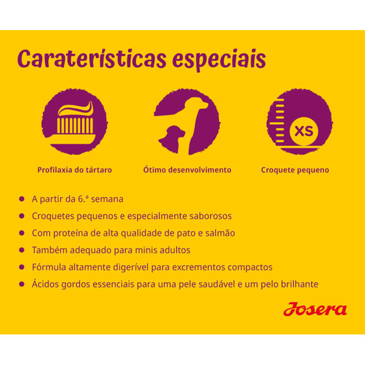 Josera Mini Junior - Pato e Salmão