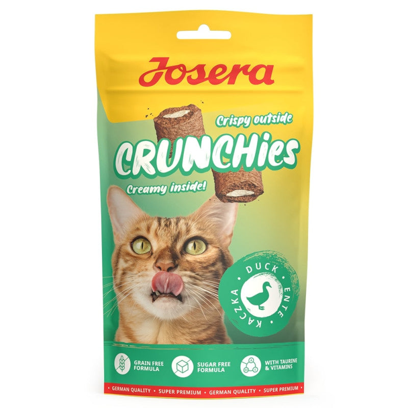 Josera Crunchies - Snack Crocante para Gatos com Pato