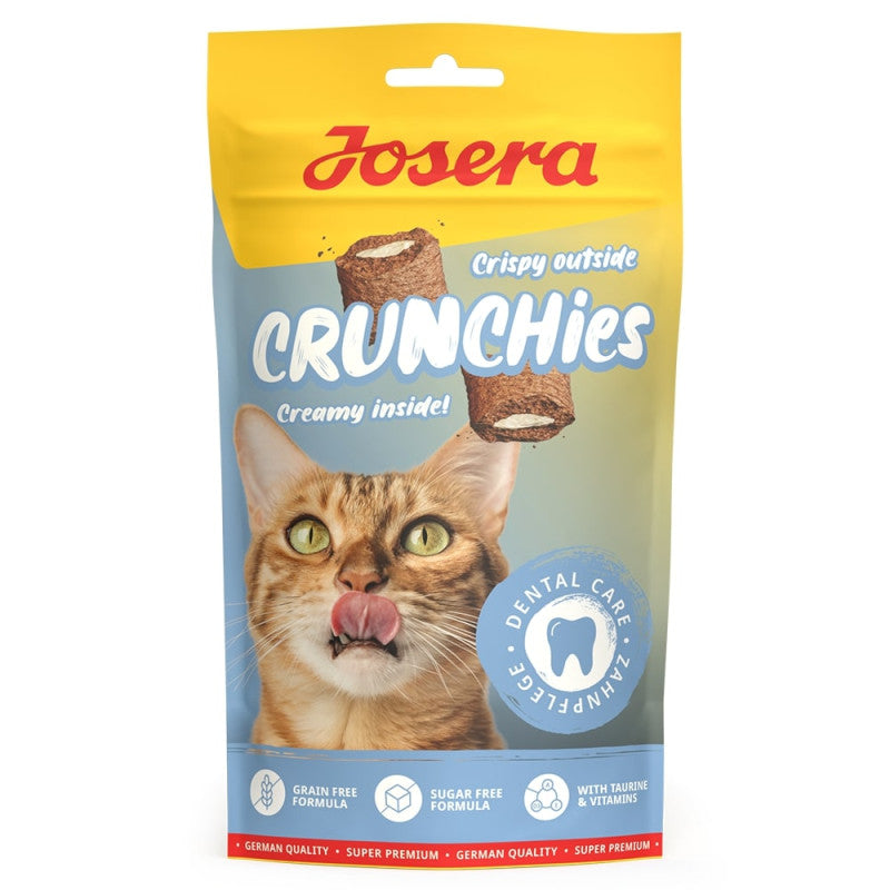 Josera Crunchies Dental - Snack para Gatos com Apoio à Higiene Oral