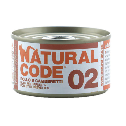 Natural Code 02 Frango e Camarão | Alimento Húmido para Gato