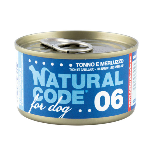 Natural Code 06 Atum e Bacalhau | Alimento Húmido para Cão