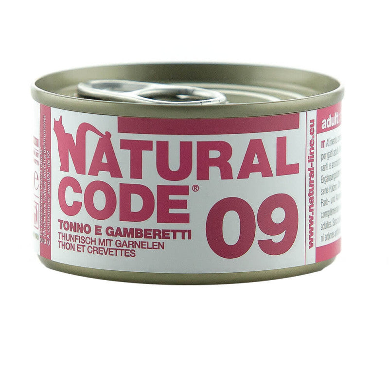 Natural Code 09 Atum e Camarão | Alimento Húmido para Gato