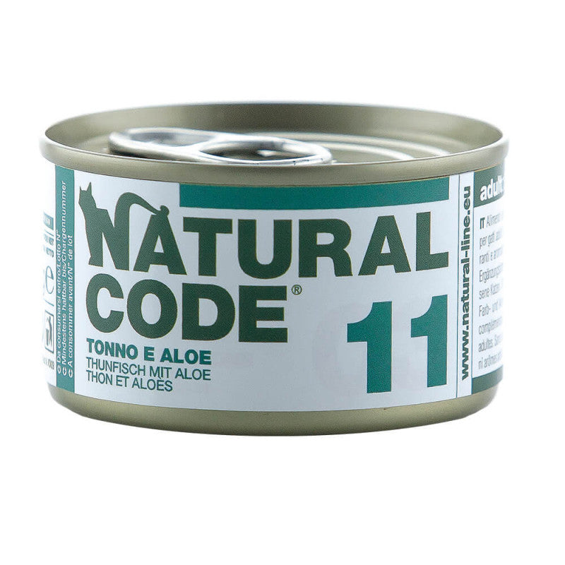 Natural Code 11 Atum e Aloé Vera | Alimento Húmido para Gato