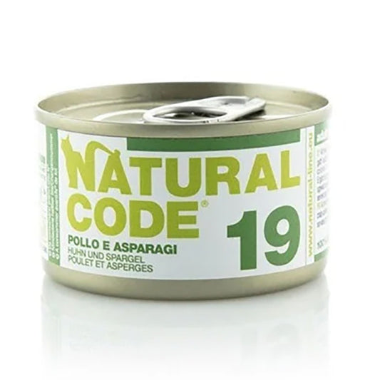 Natural Code 19 - Frango e Aspargos para Gato