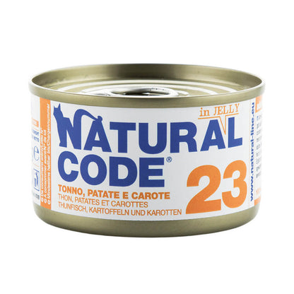 Natural Code 23 Atum, Batata e Cenoura | Alimento Húmido para Gato