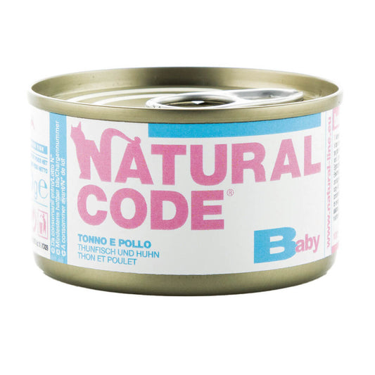 Natural Code B Baby Kitten Atum e Frango | Alimento Húmido para Gatinhos