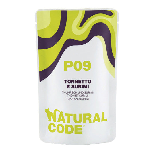 Natural Code P09 - Palamita e Surimi para Gato