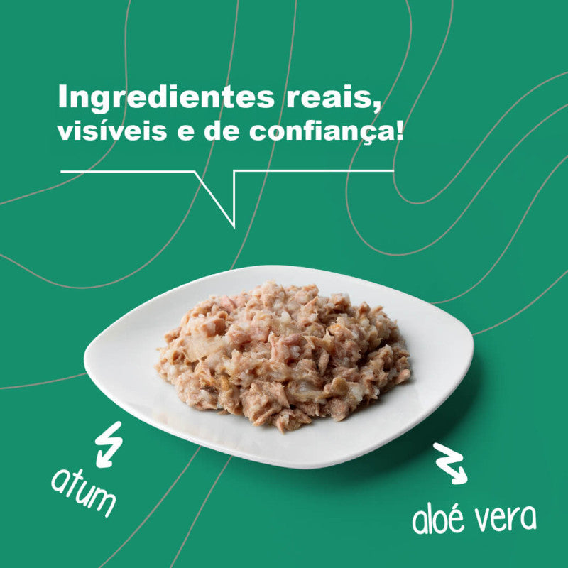 Natural Code P12 Atum e Aloé Vera | Alimento Húmido Complementar para Gato