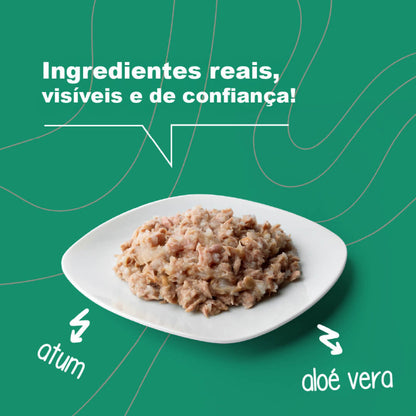 Natural Code P12 Atum e Aloé Vera | Alimento Húmido Complementar para Gato