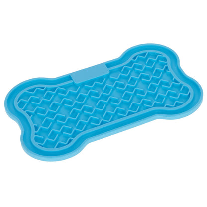 Kerbl - Tapete de Lamber em Forma de Osso para Cão e Gato
