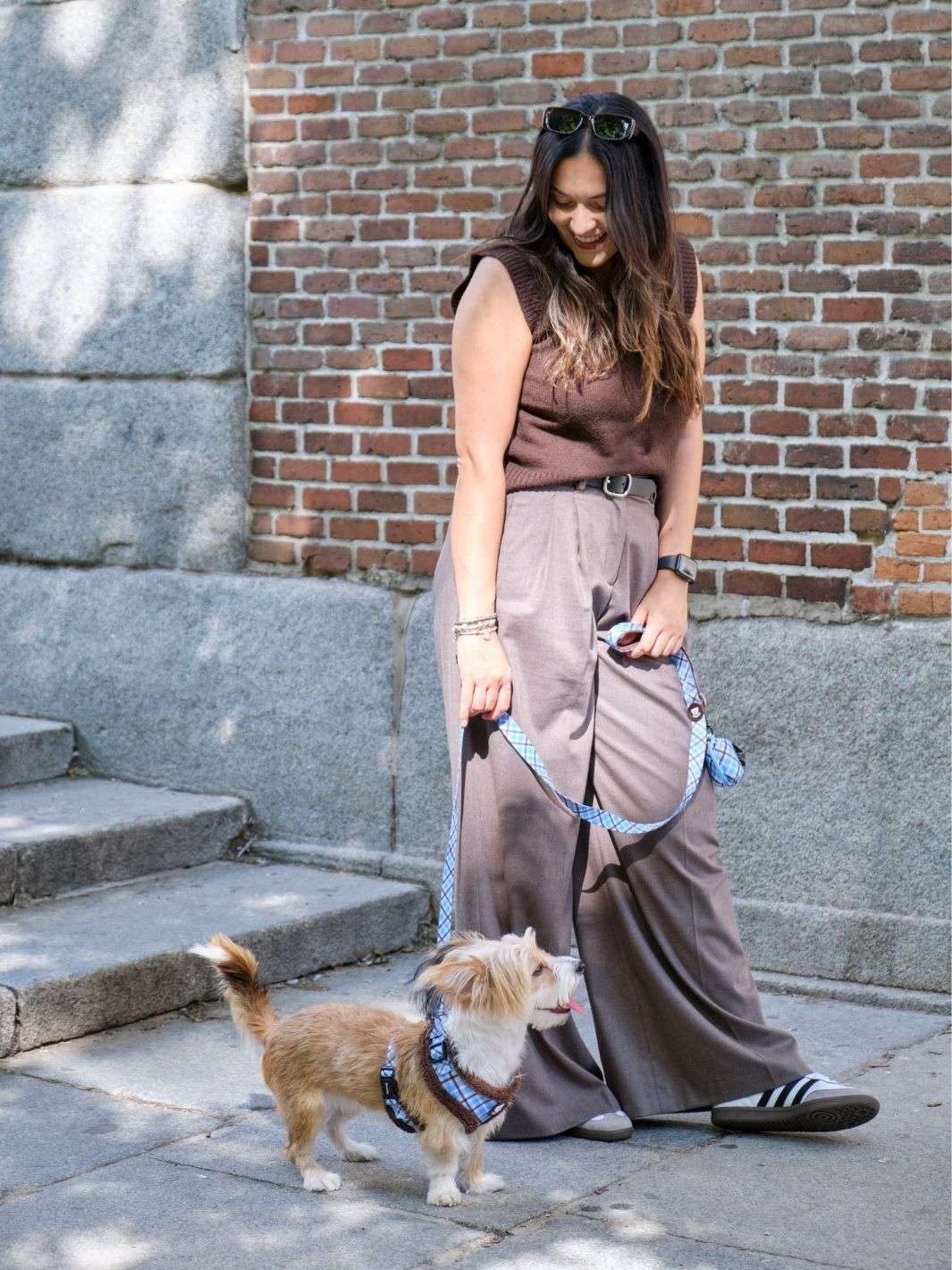 Dukier - Trela Xadrez Blue Mocca