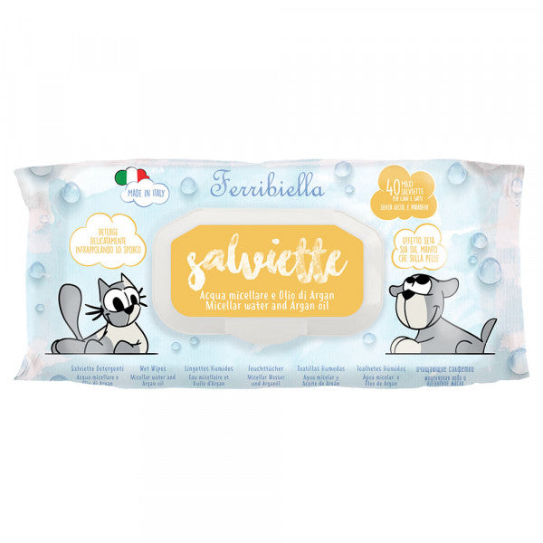 Toalhitas com Água Micelar e Óleo de Argão